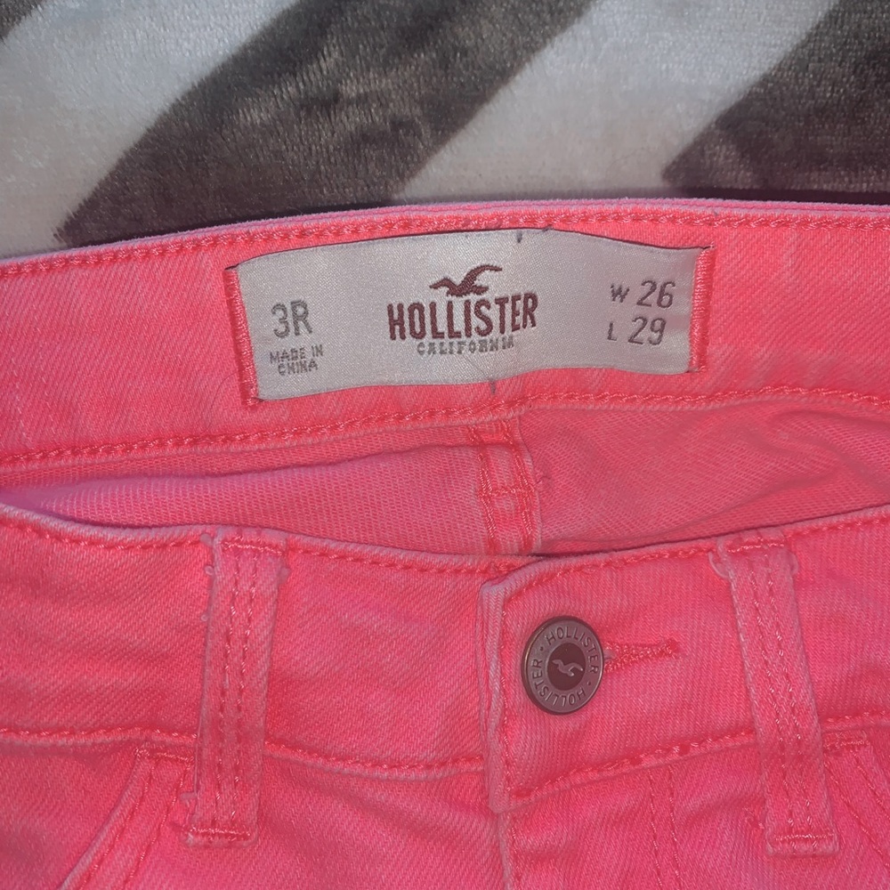 pink hollister jeans (skinny)